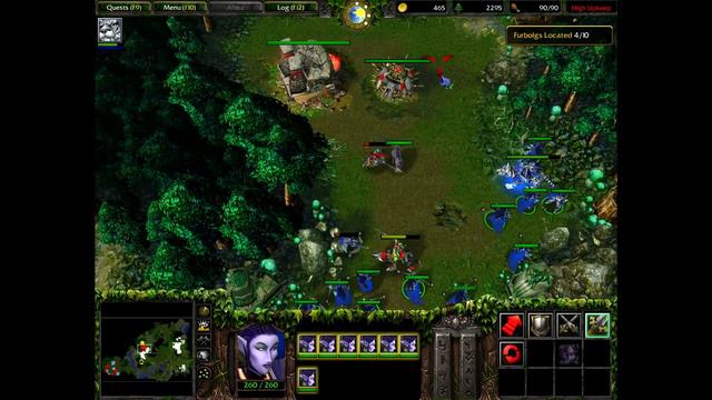 Warcraft 3 Story ► Tyrande Whisperwind's First Appearance - Night Elf Campaign смотреть онлайн