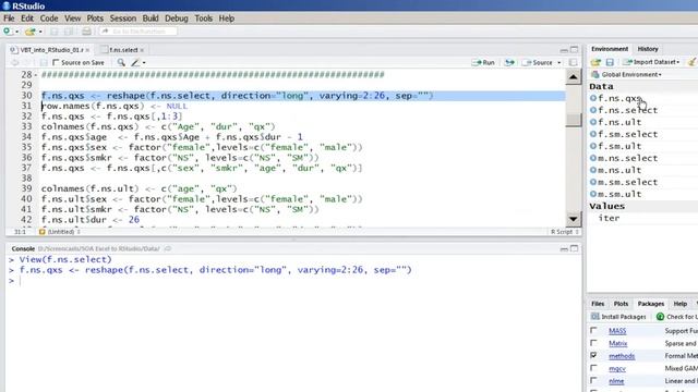 Import SOA Select Tables from Excel into RStudio смотреть онлайн