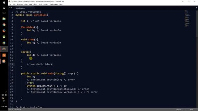 3 Datatypes and Variables - Java Tutorial For Beginners смотреть онлайн