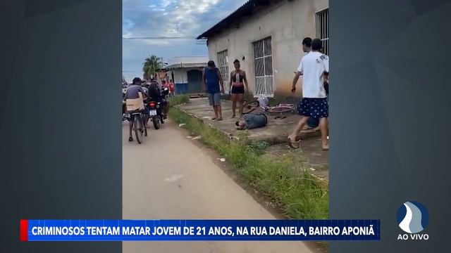Criminosos tentam matar jovens de 21 anos, na Rua Daniela, bairro Aponiã смотреть онлайн