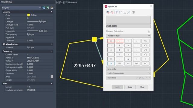 AutoCAD Dynamic Lisp: Polygon Area Calculation & Labeling смотреть онлайн