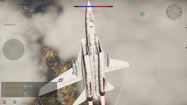 War Thunder: Highway to the Danger Zone~✈︎Bombcat F-14B and Tomcat F-14A tandem (Aim-7E-2 & Aim-9G) смотреть онлайн