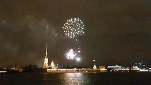 Новогодний фейерверк в Санкт-Петербурге 2018! смотреть онлайн