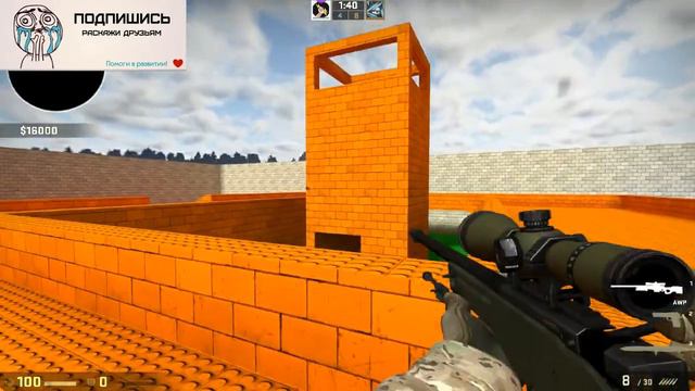 дуэль майнкрафтеров в кс! мой друг подрубил? как сделать эйс за пару суккунд? смотреть онлайн