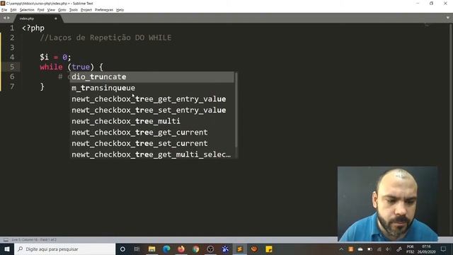 #06 - Laços de Repetição While e Do While - CURSO PHP PARA INICIANTES смотреть онлайн