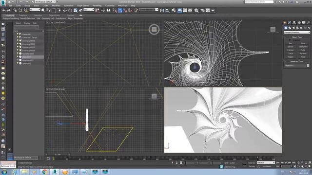 ROTATION AND CAMERA MOVEMENT IN 3D MAX / Анимация камеры и вращения объекта 3D max смотреть онлайн