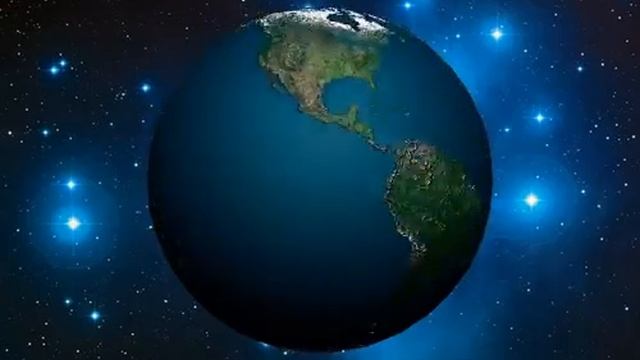 Анимация вращения Земли смотреть онлайн