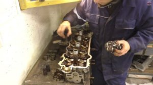 Перегрел мотор, замена ГБЦ. 3SFE, Toyota Vista SV30 [БТ10]