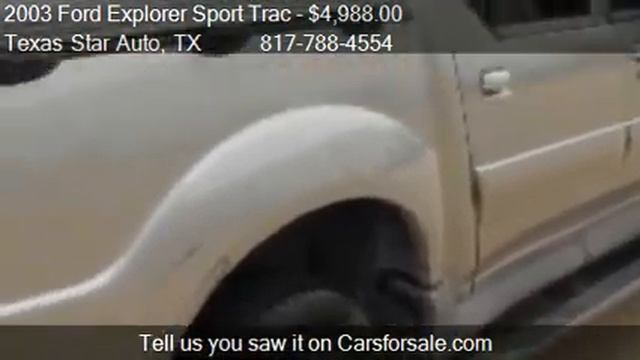 2003 Ford Explorer Sport Trac XLT - for sale in Watauga, TX смотреть онлайн