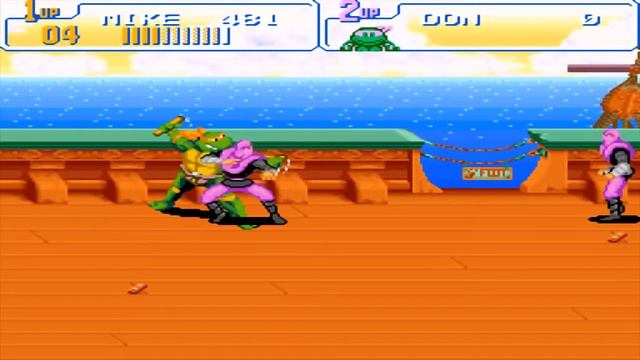Teenage Mutant Ninja Turtles 4 - Turtles in Time - Full Game 100% Walkthrough | Longplay - SNES смотреть онлайн