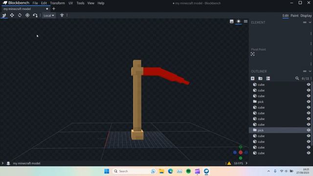 Learning Blockbench - Model a Pickaxe in 3D смотреть онлайн