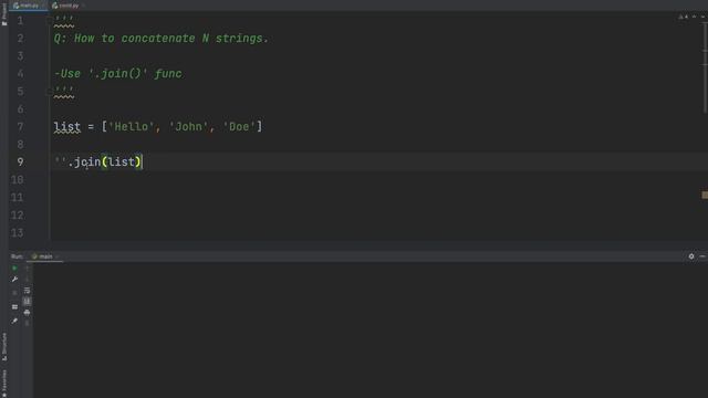 Python tutorial #35: How to concatenate N strings. смотреть онлайн