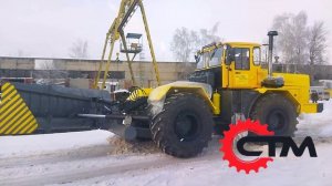 Грейдозер ДМ-15 на базе Кировец К-703 К703. Кабина, оборудование после капитального ремонта.