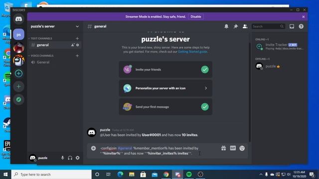[OUTDATED] How to setup the Invite Tracker Discord Bot, for join statements. смотреть онлайн