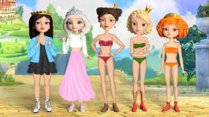 Царевны, одежда.