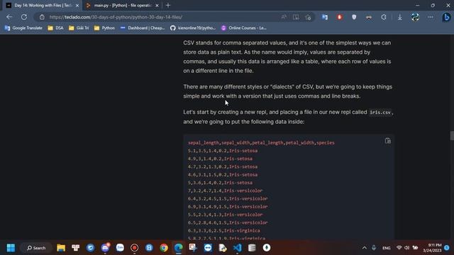 Xử lý Đọc và Ghi File trong Python смотреть онлайн