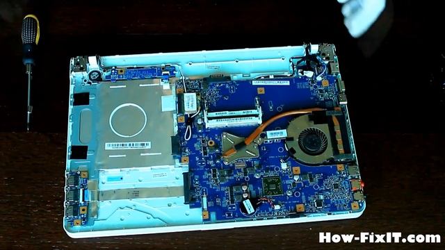 How to disassemble and clean laptop Sony VAIO PCG-71C11T смотреть онлайн