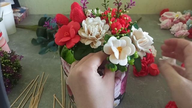 Собираю букет из ярких мыльных цветов. мыловарение. цветы из мыла. Мыльные букеты смотреть онлайн