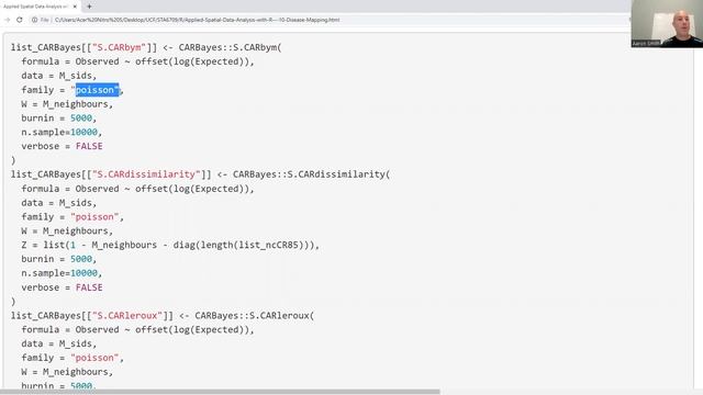 Applied Spatial Data Analysis with R-Bayesian Conditional Autoregressive Models CARBayes Package смотреть онлайн