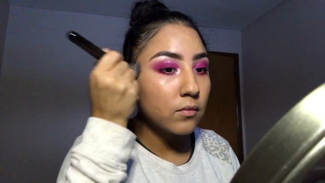 GRWM | Fuchsia Eye MAKEUP With Glitter liner✨ смотреть онлайн