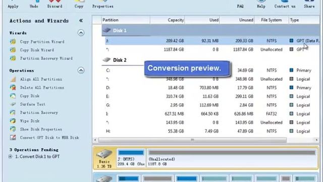 Convert MBR Disk To GPT Disk | MiniTool Partition Wizard Official Video Guide