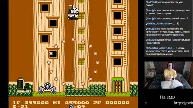 [FC] Flying Hero (J) (Fast Difficulty) - Live-walkthrough смотреть онлайн