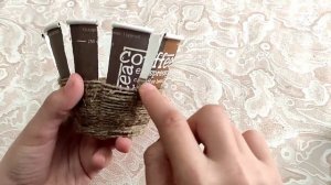 Корзинка из шпагата и бумажного стаканчика.