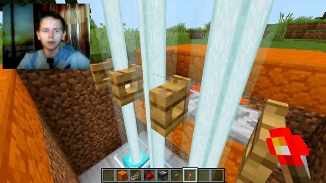 Лазерная дверь Майнкрафт 1.14-1.16 Механическая Дверь Майнкрафт 1.15 Майнкрафт механизмы 1.15 смотреть онлайн