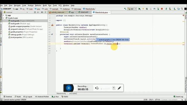 How to Create Terminal Seekbar in Android смотреть онлайн