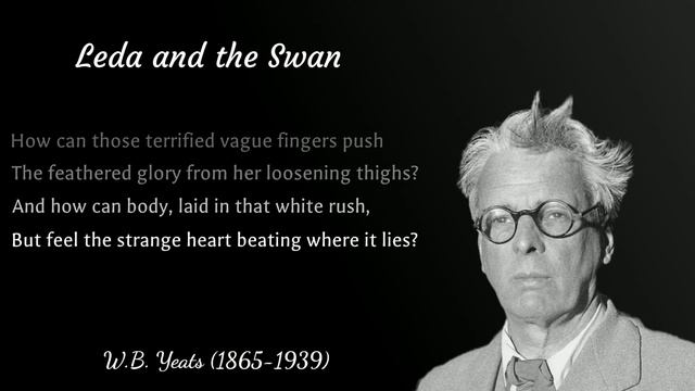 Leda and the Swan by W.B. Yeats смотреть онлайн