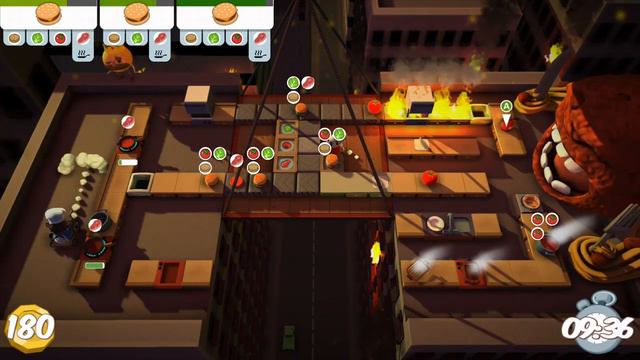 The Peckening 2 player 6:39 Malcolm and Lara Overcooked Last Level смотреть онлайн