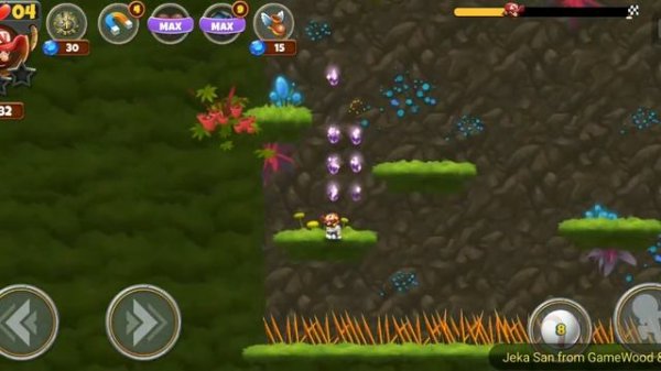 Level 1-25. Прохождение игры Super Jungle Jump на Android