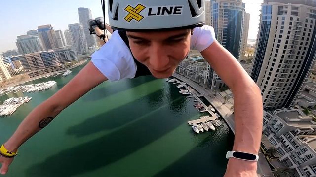 XLine Dubai. Zipline in Dubai Marina 2022 смотреть онлайн