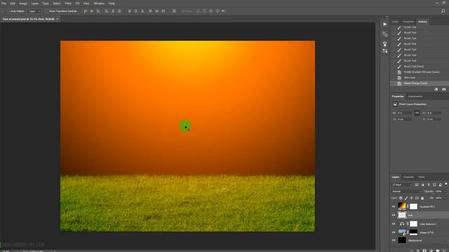 Photoshop Compositing Tutorial for Beginners- Photo Manipulation-Stand alone Tree Sunset смотреть онлайн