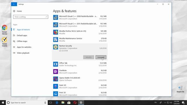 How To Uninstall Norton Security From Windows 10
