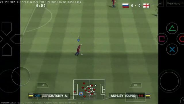 Pro Evolution Soccer 2013 на эмуляторе DamonPS2 Pro смотреть онлайн