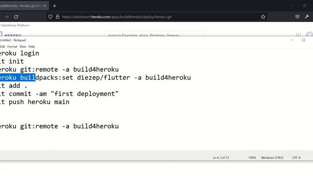 How to deploy flutter web app on heroku смотреть онлайн