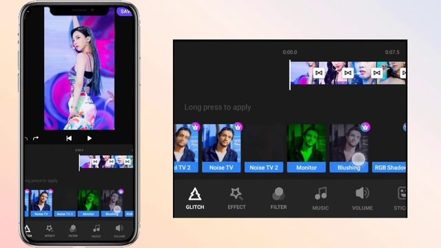 Video Editor Glitch video effect | Glitch video app review | video editing app for android malayala смотреть онлайн