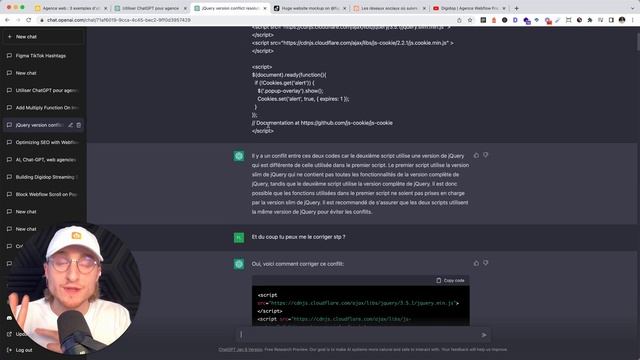 3 exemples d'utilisation de Chat-GPT pour une agence web | Contenu, code, social смотреть онлайн