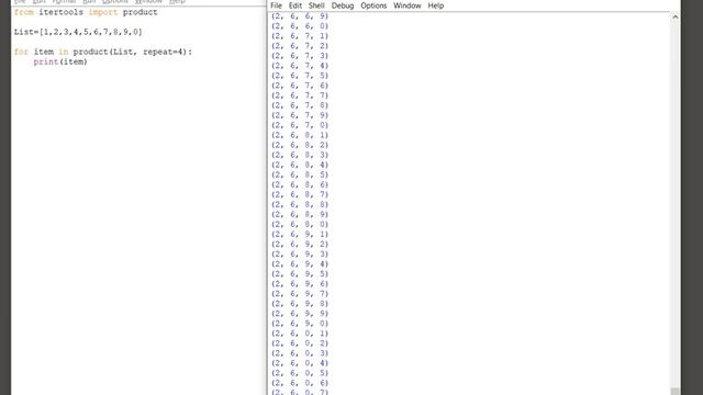 Python Lists - Get all combinations of list items (Lock combinations) смотреть онлайн