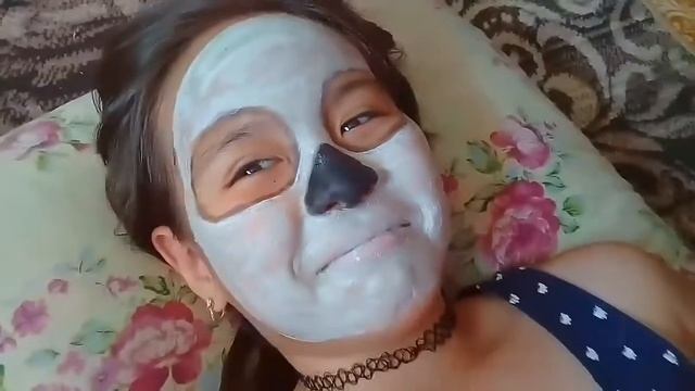 Аквагрим - скелет . Человек скелет . смотреть онлайн