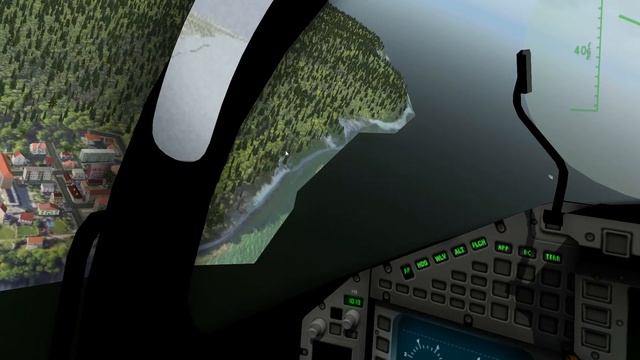 X-Plane 10 [HD] Vorstellung des Eurofighter mit Rundflug Laage - Rügen - Laage (deutsch) смотреть онлайн