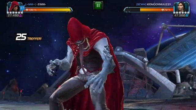 mcoc AW HOOD vs Sersi (node 50) смотреть онлайн
