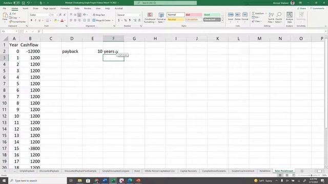 Investment Analysis Solar Panel Engineering Economic Analysis Explained Using MS Excel смотреть онлайн