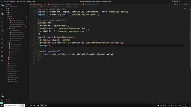 16. Update Course Status using Output Event Emitter in Angular App - Angular16 смотреть онлайн
