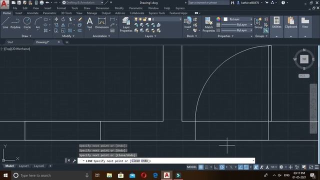 2d house plan (part2of3)||autocad 2020 смотреть онлайн