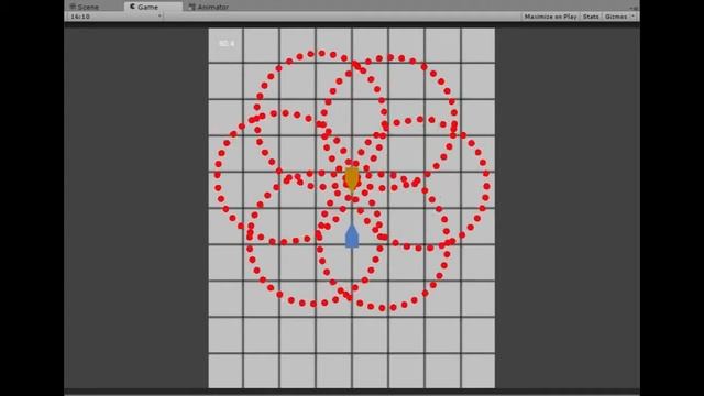 Unity Bullet Hell game prototype - Bullet pattern 1 смотреть онлайн