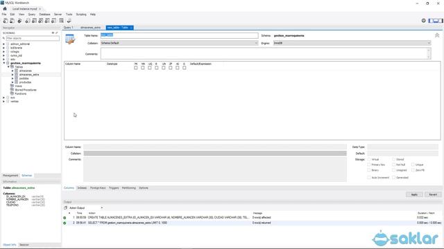 MYSQL WORKBENCH – Crear tablas – Video 50 смотреть онлайн