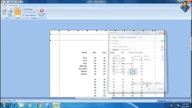 MS Excel 2007 page layout Bangla tutorial | sujoy computer смотреть онлайн