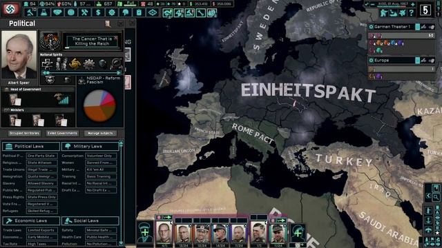 Send In The Negotiator! Hearts of Iron 4 - TNO: Last Days Of Europe, Speer #7A смотреть онлайн
